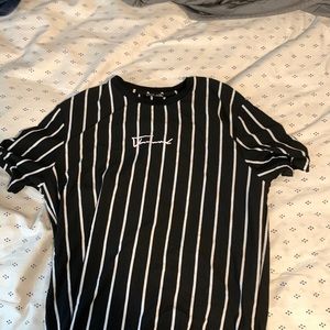 Black and white shirt form shein
